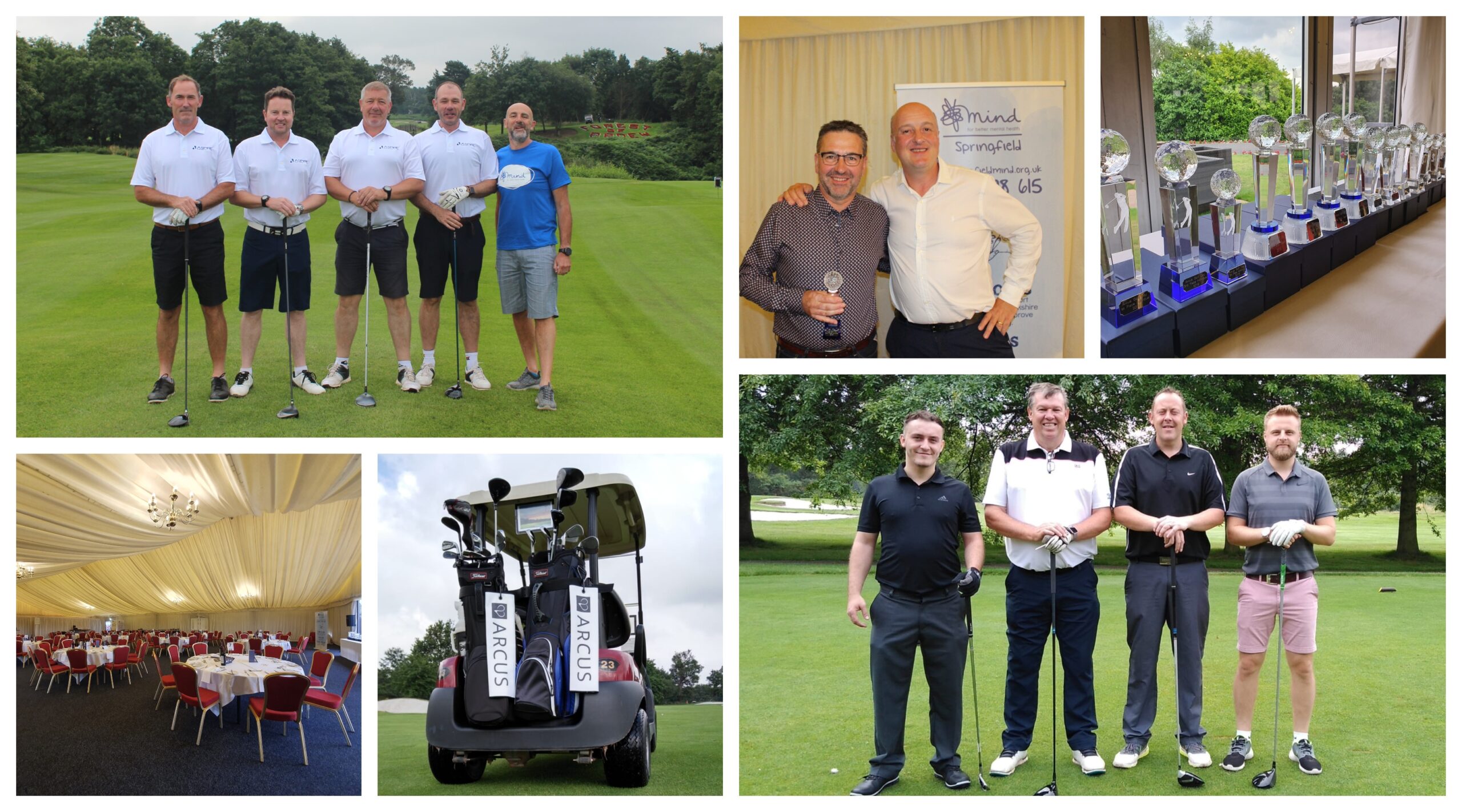 Arcus get a hole in one and raise over £32,000 for Mind and Springfield Mind