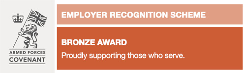 Armed Forces Covenant Employer Recognition Scheme - Bronze Award 